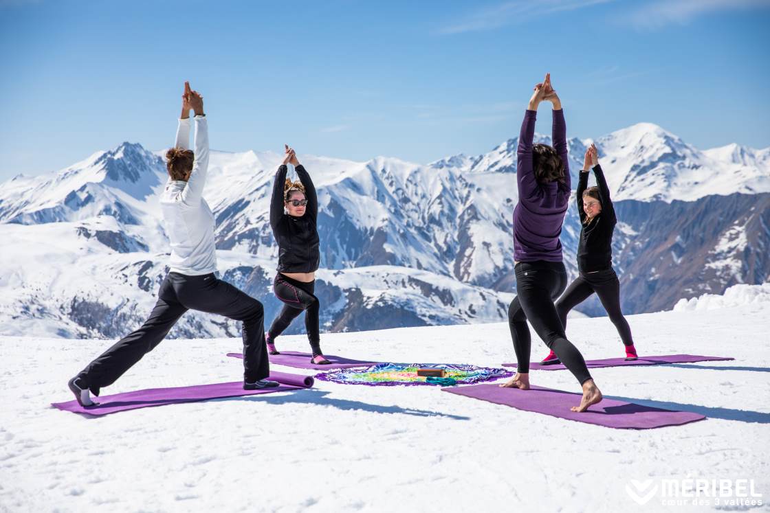 Station de ski de Méribel, vacances au ski avec cours de yoga