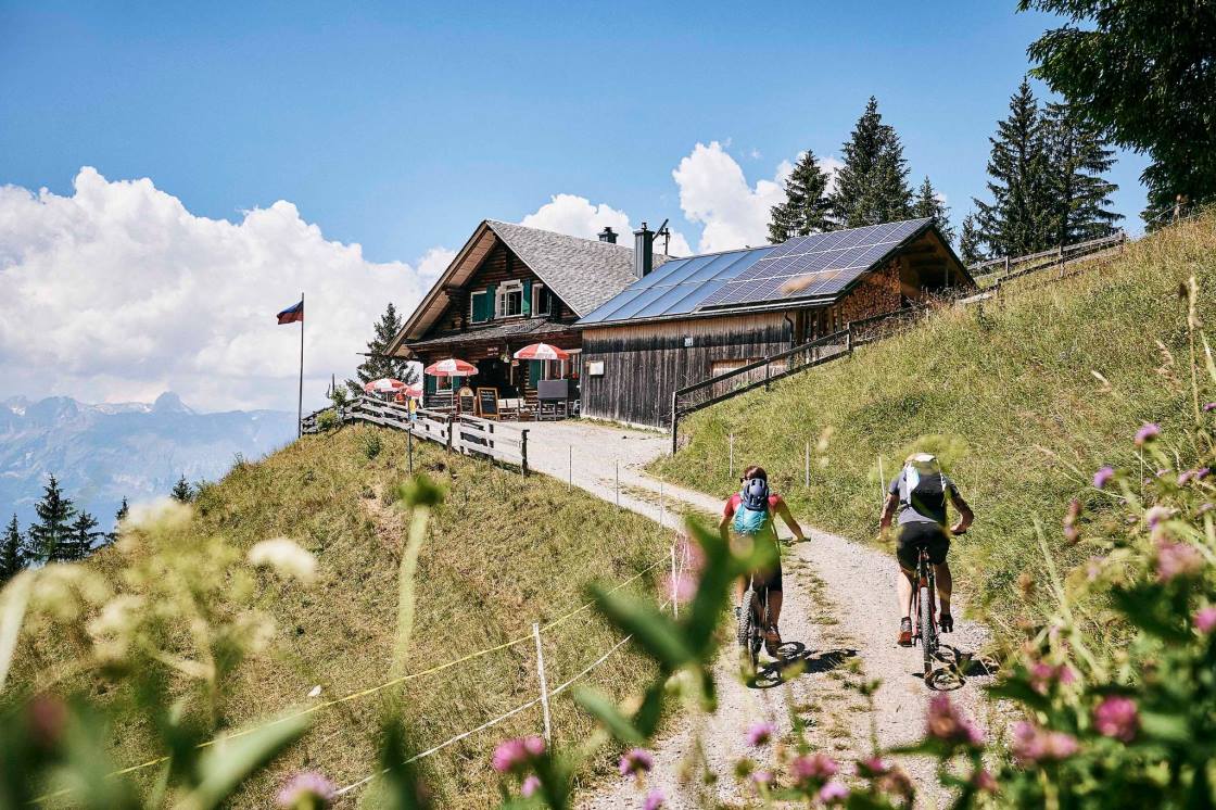 Mountain bike tour Gafadura Liechtenstein
