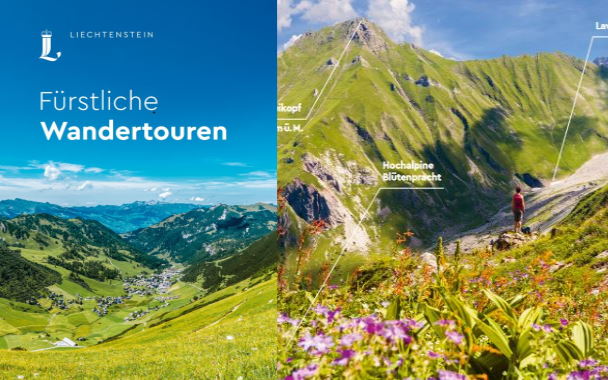 Hiking guide Lichtenstein for download
