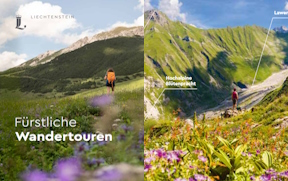 Opuscolo Guida escursionistica del Principato del Liechtenstein