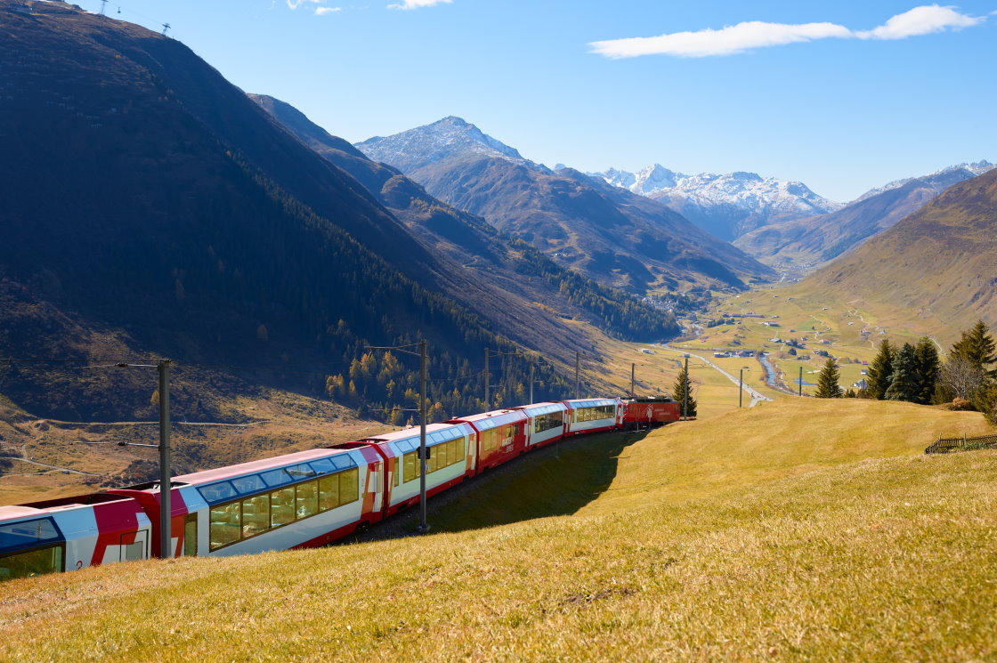 Panorama trains Switzerland, Glacier Express 