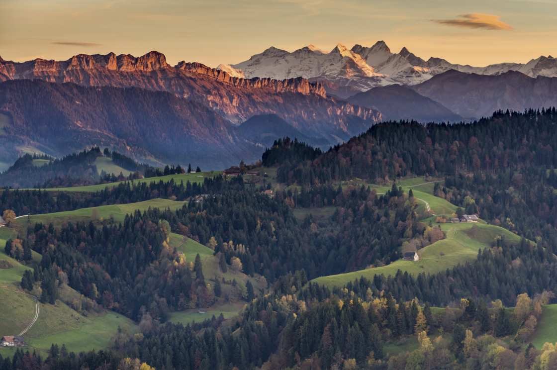Herbststimmung Napfregion Schweiz