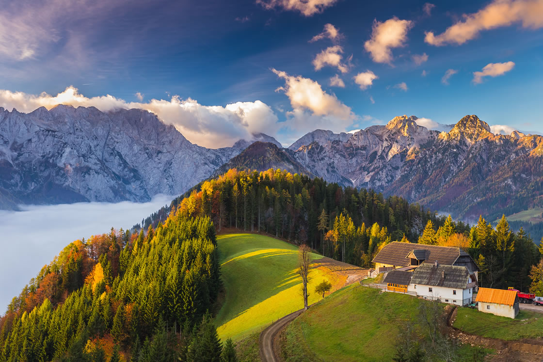 Alpine regions Slovenia, Upper Savinja Valley