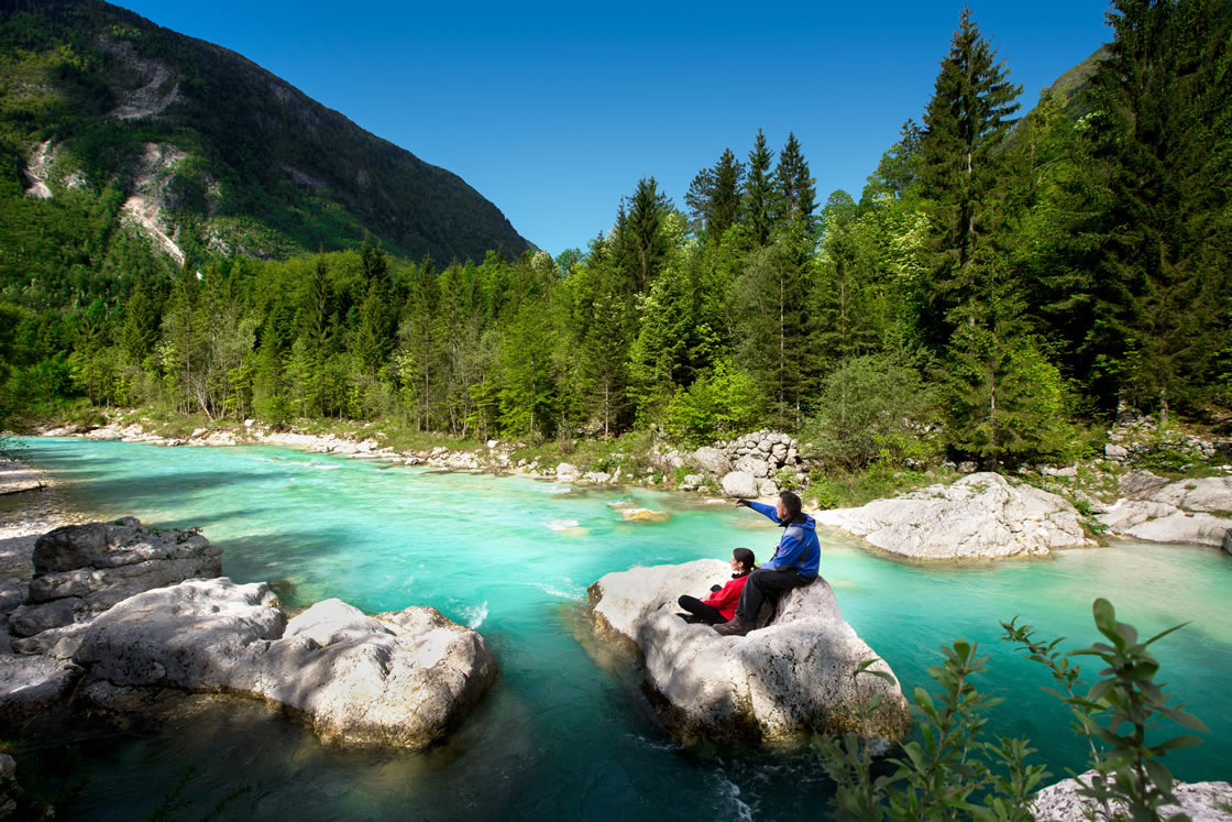 Alpine regions Slovenia, Soca valley