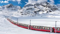 Vacances en train avec le Bernina Express