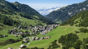 Vacanze a piedi in Liechtenstein, località di montagna Malbun