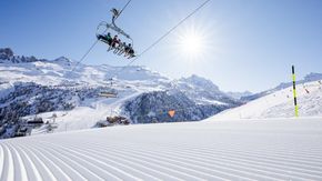 Domaine skiable de Méribel, en haut du domaine skiable