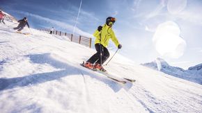 Station de ski Les 2 Alpes, skieurs