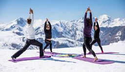Méribel ski resort, ski vacation with yoga lesson