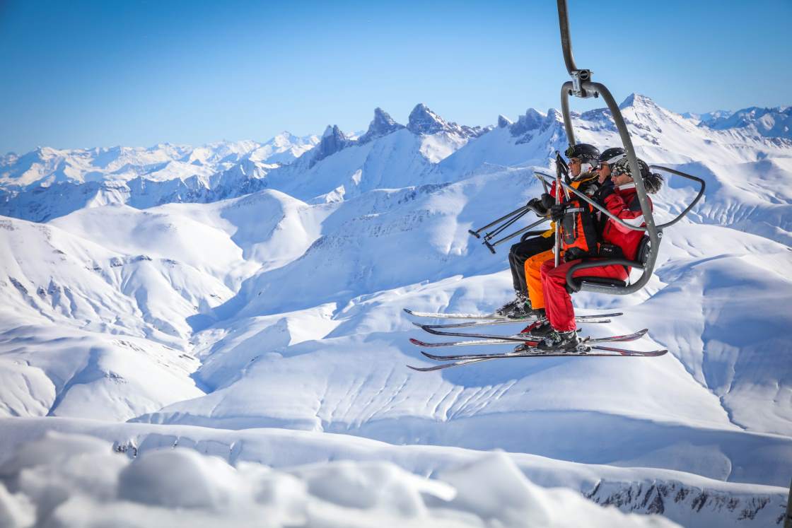 Skigebiet L’Alpe d’Huez, Sesselbahnen