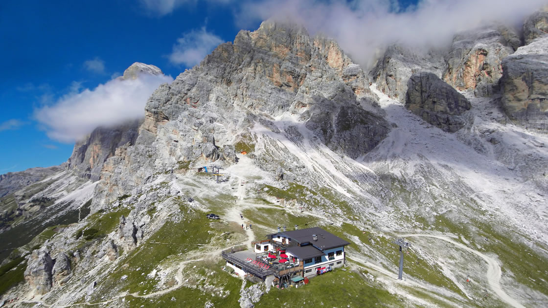Alpenglühen in Cortina