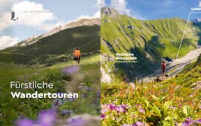 Broschüre Wanderführer im Fürstentum Liechtenstein