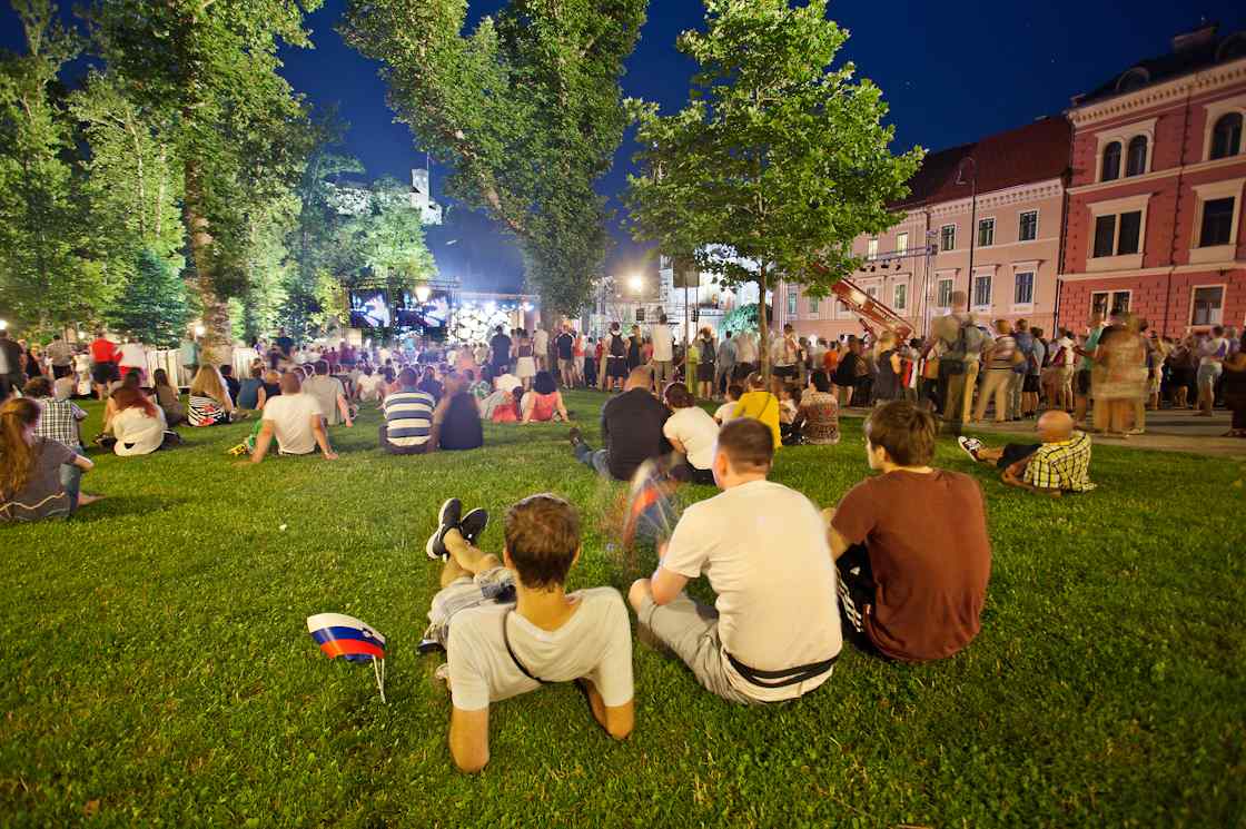 Cinéma d'été Ljubljana Park Zvezda