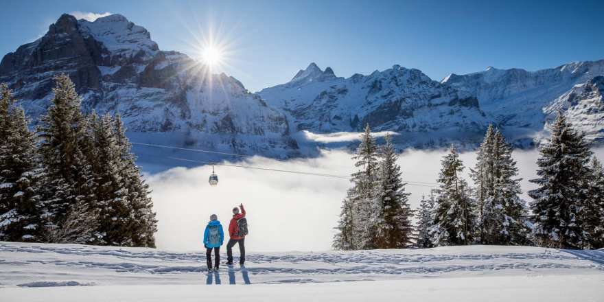 Vacanza invernale con vista sull'Eiger