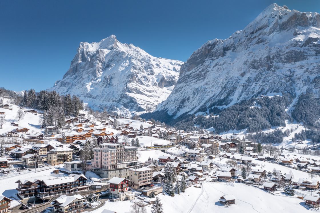 Winterurlaub in der Schweiz mit Eigerblick