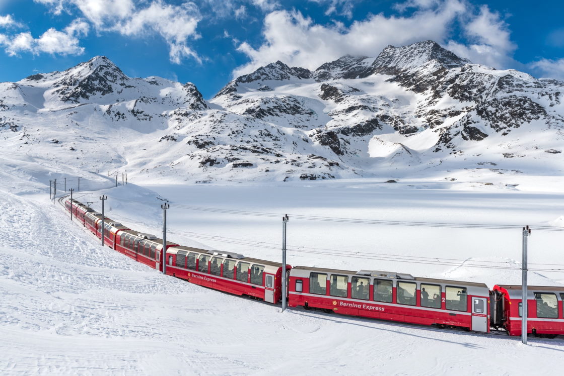 Bahnurlaub mit dem Bernina Express
