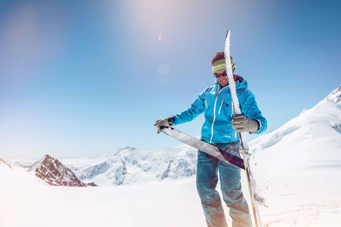 skifahren fruehling skigebiete schweiz
