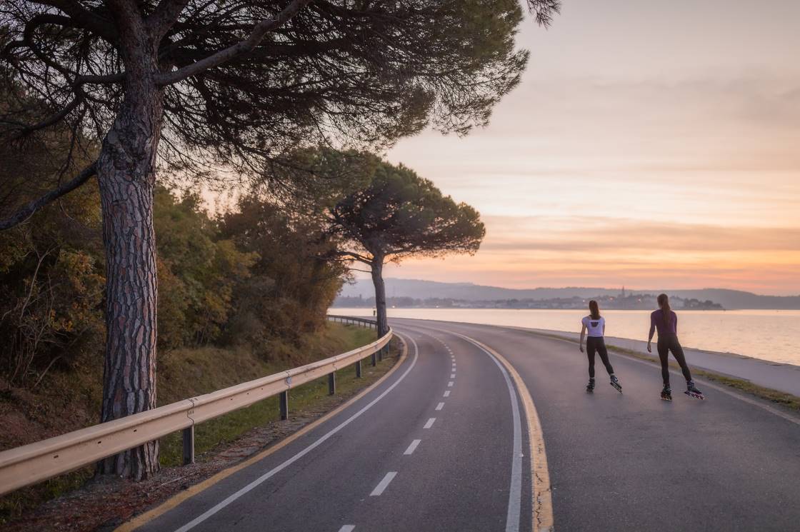 Tour en patins à roulettes sur l'Adriatique slovène