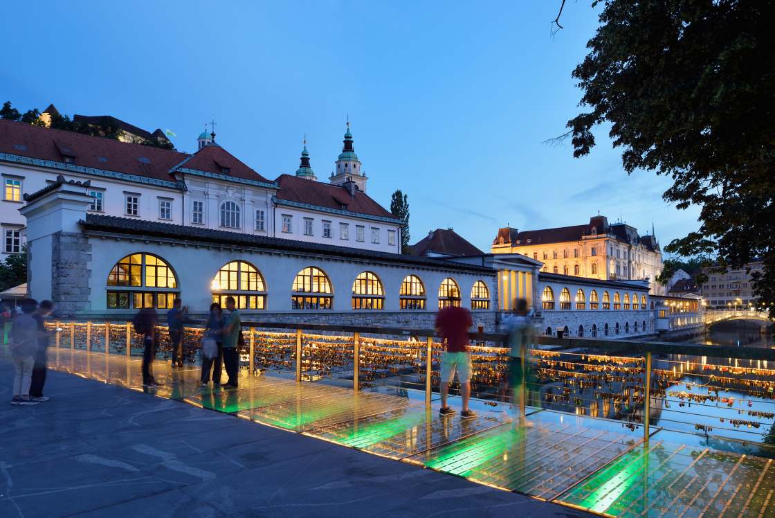 Sehenswürdigkeiten Ljubljana,  Marktplatz