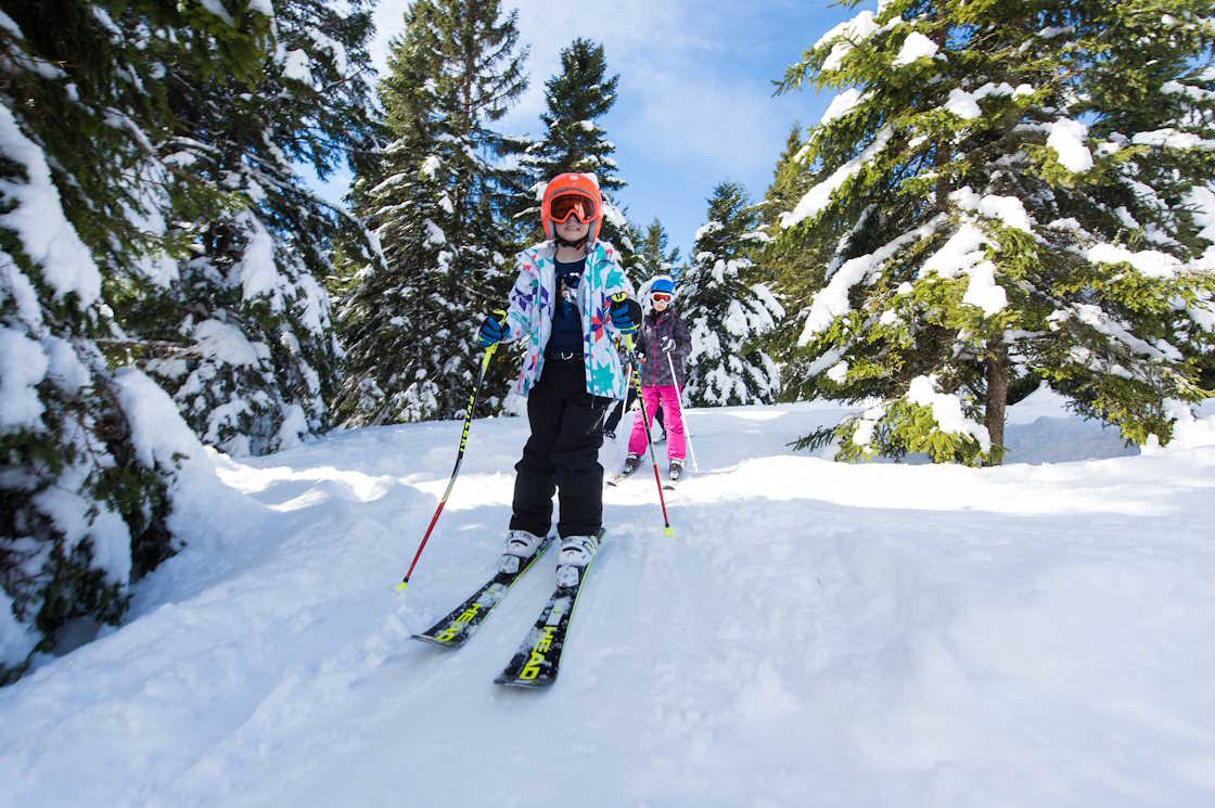 Skigebiet Rogla in Slowenien, Kinder fahren Ski