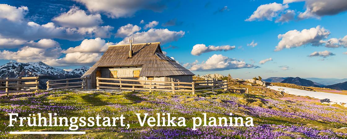 Velika planina, the largest pastoral settlements in Europe