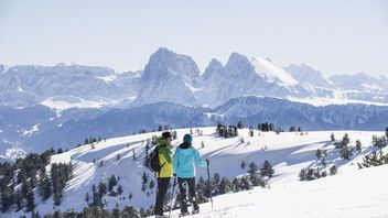 Randonnées hivernales sur l'alpage de Villanderer Alm