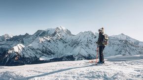 Skifahren Mont Blanc Massiv