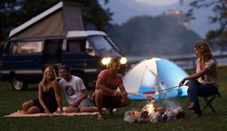 Camping in SloveniaCamping in the Julian Alps
