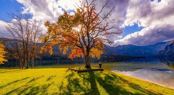 herbstliche Wanderung Slowenien