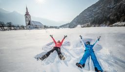 Winterurlaub in Slowenien, Schneeengel