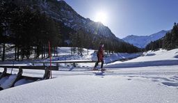 Cross-country skiing area Steg-Valüna in the Principality of Liechtenstein