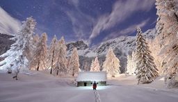 Winterlandschaft Slowenien