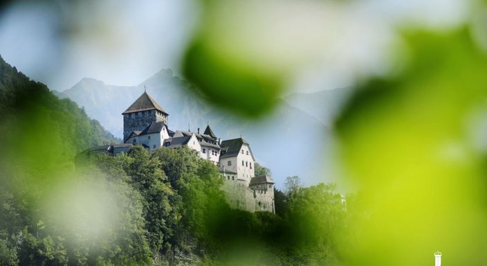 Il castello di Vaduz nel Principato del Liechtenstein