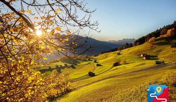 Herbsturlaub in den Bergen, Liechtenstein Weg