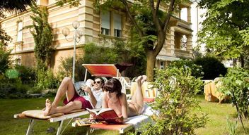 Summer vacation in the spa town of Merano, Hotel Westend
