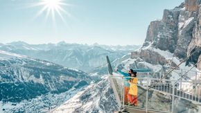 Piattaforma panoramica dal GEMMI di Leukerbad