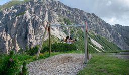Malbun swing path, family hike in the Principality of Liechtenstein