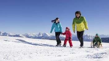 Luge et randonnées hivernales dans le Tyrol du Sud, Villanderer Alm