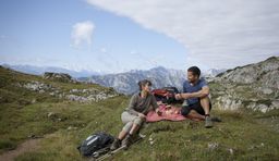 hiking in Tyrol at the Achensee