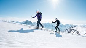 Skitourenfahren in den französischen Alpen, les 2 alpes